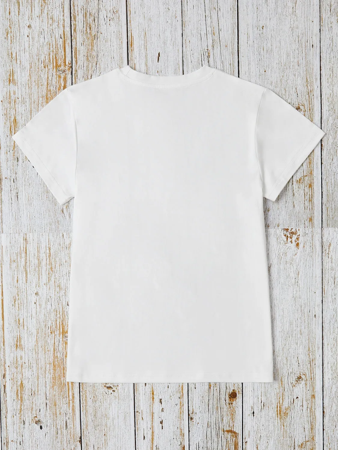 Explore More Collection - CHILLING WITH MY PEEPS Round Neck T-Shirt