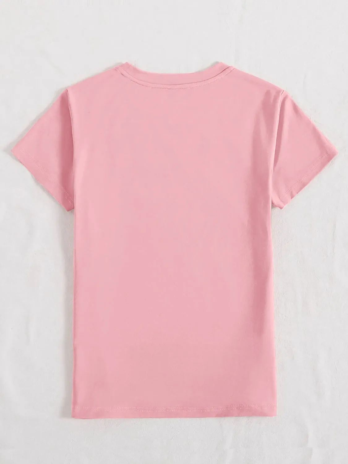 Explore More Collection - CHILLING WITH MY PEEPS Round Neck T-Shirt