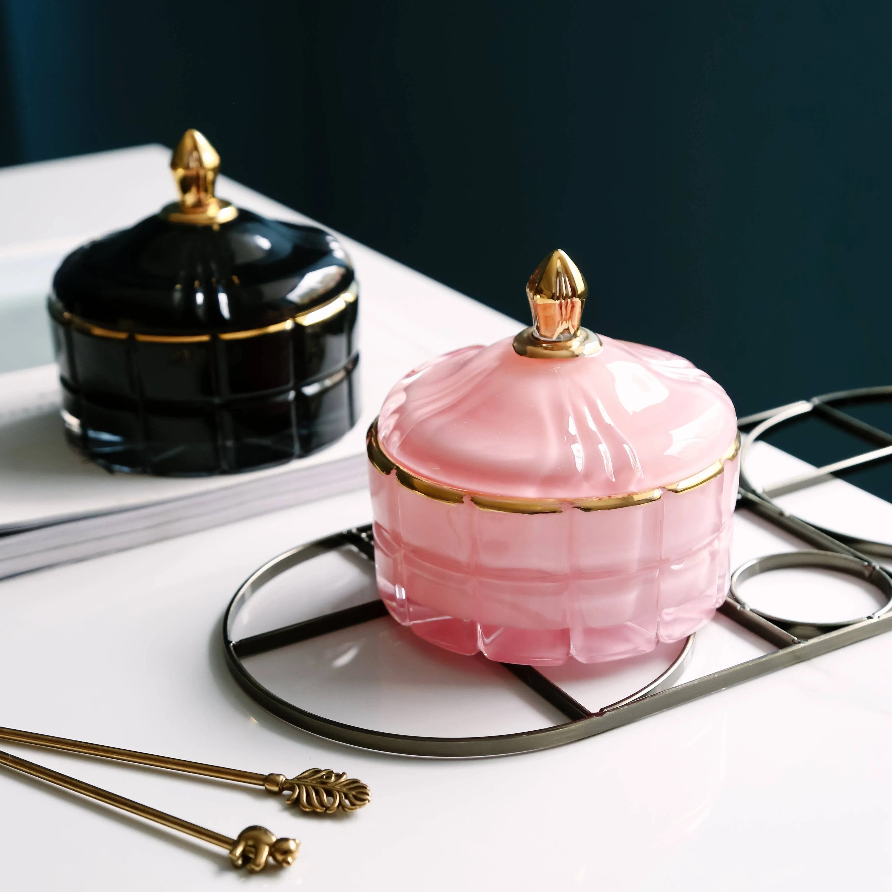 Faceted Jewelry Jar {multiple styles}