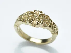 Fine Gate 18K Gold Ring