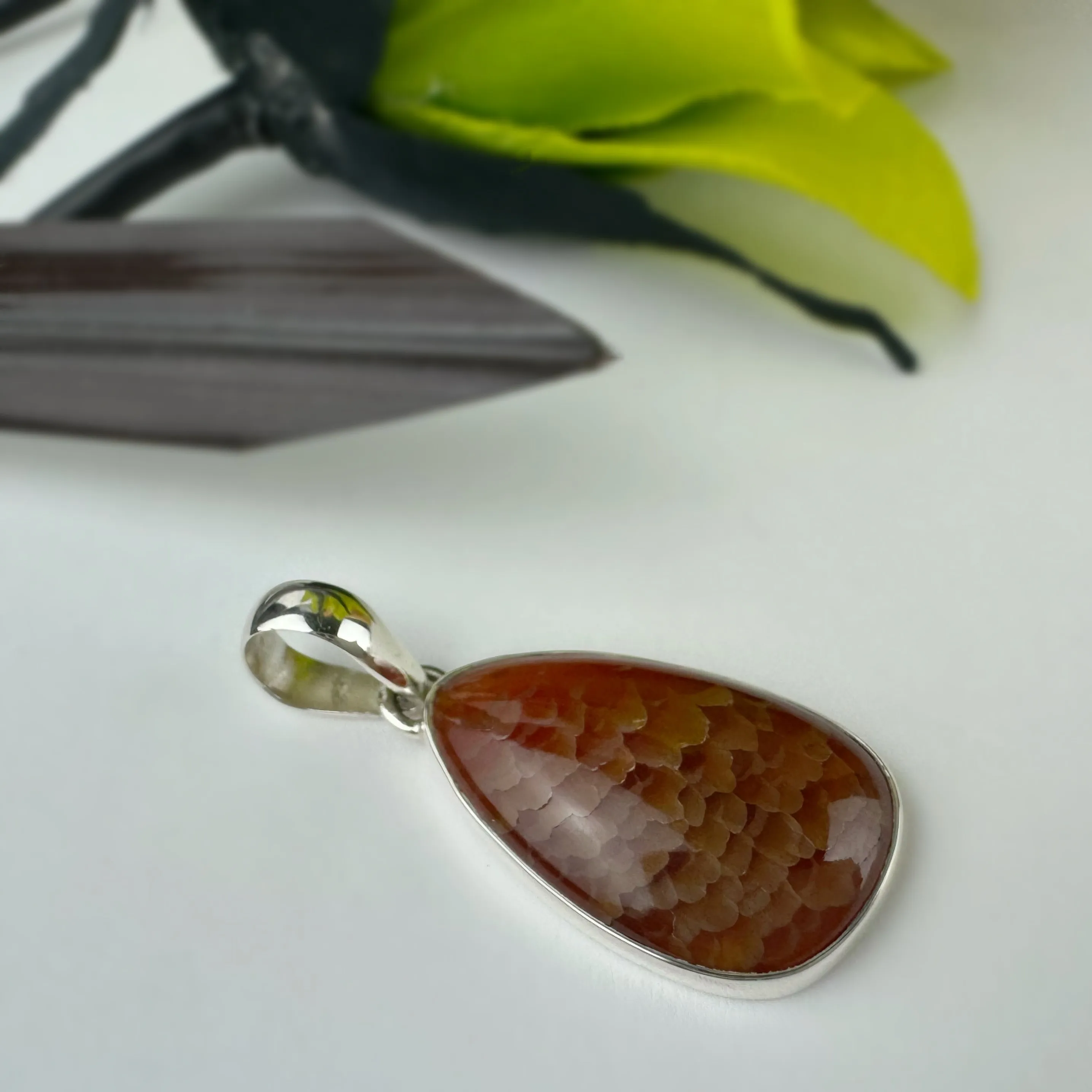 Fire Agate Pendant - VP435