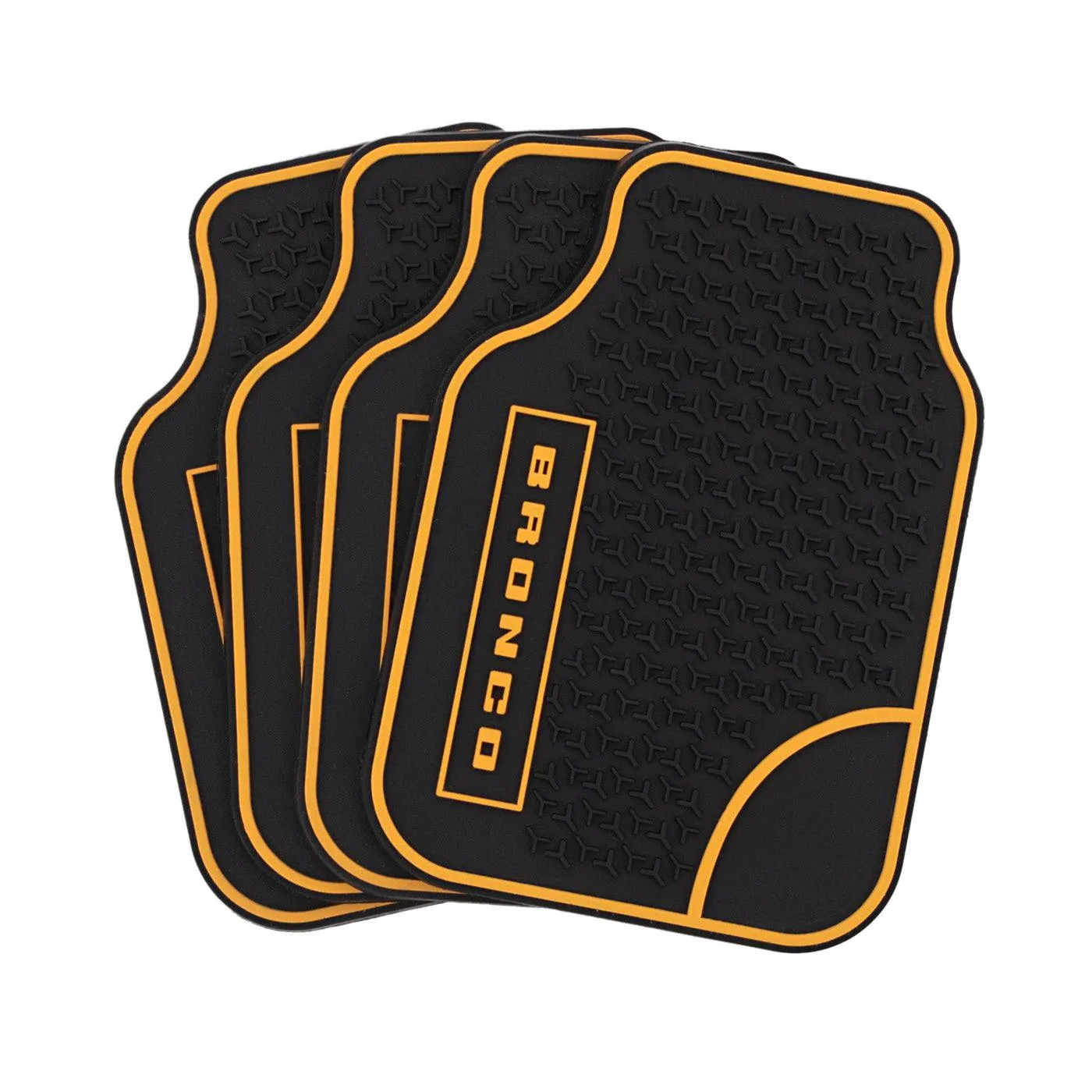 Premium Ford Bronco Car Mat Coasters: Durable & Stylish