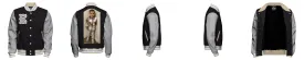 Genuine Leather & Wool Letterman Jacket