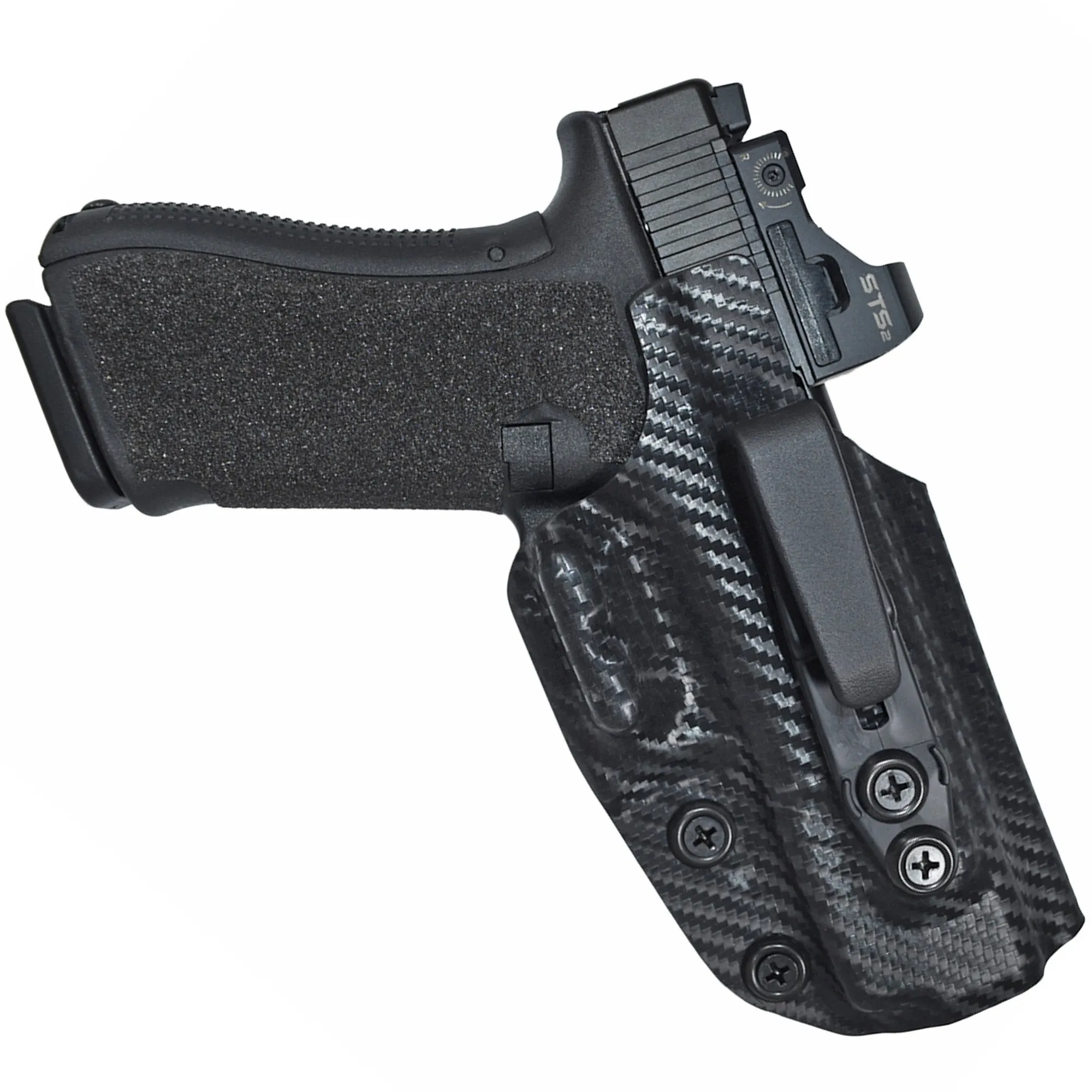 Glock 19, 19X, 23, 32 IWB Belt Wing Tuckable Holster