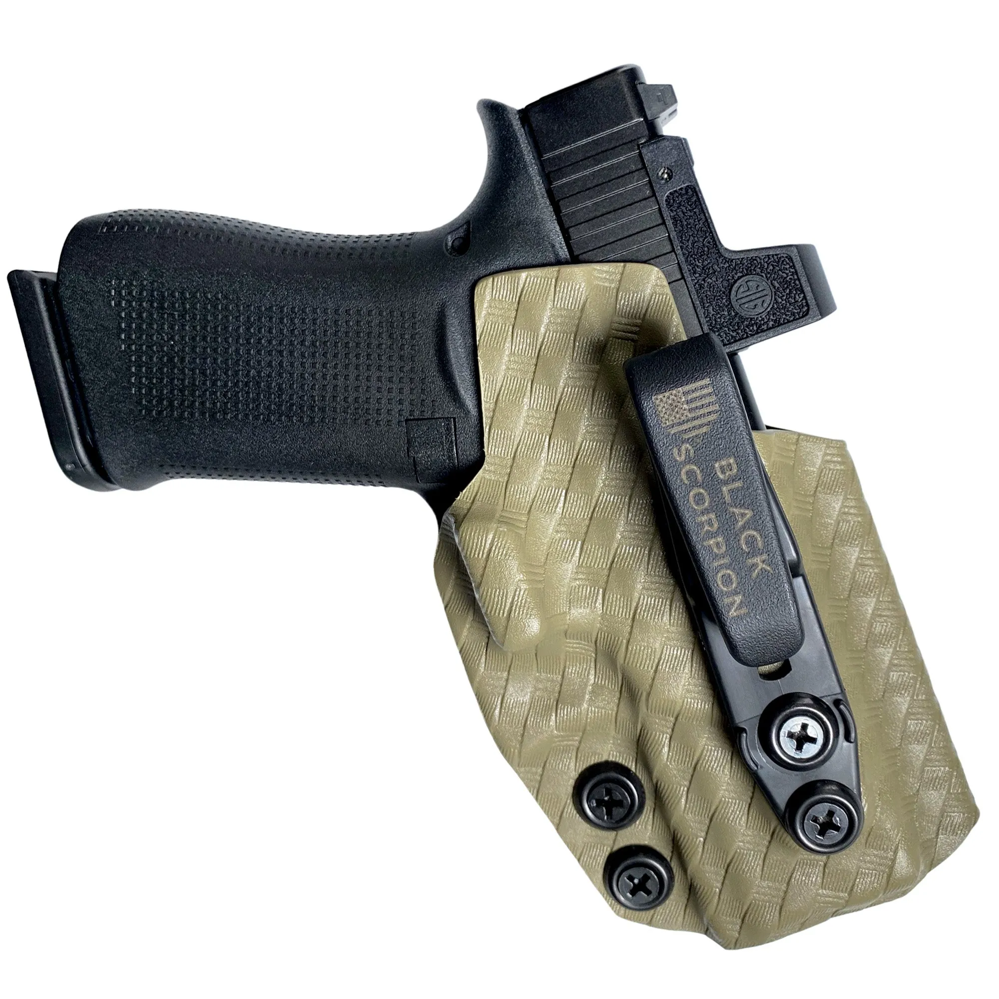 Glock 43X MOS IWB Belt Wing Tuckable Holster
