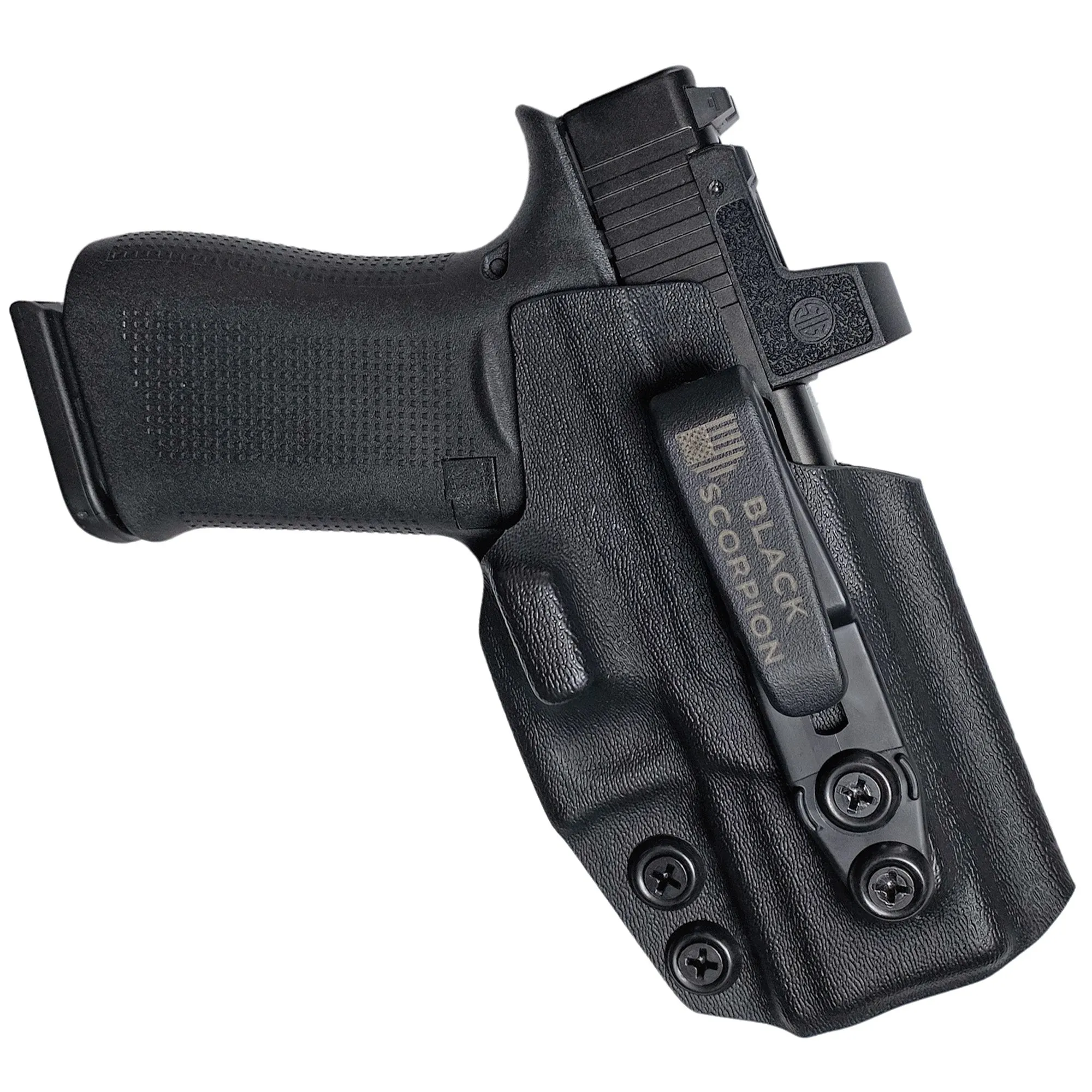 Glock 43X MOS IWB Belt Wing Tuckable Holster