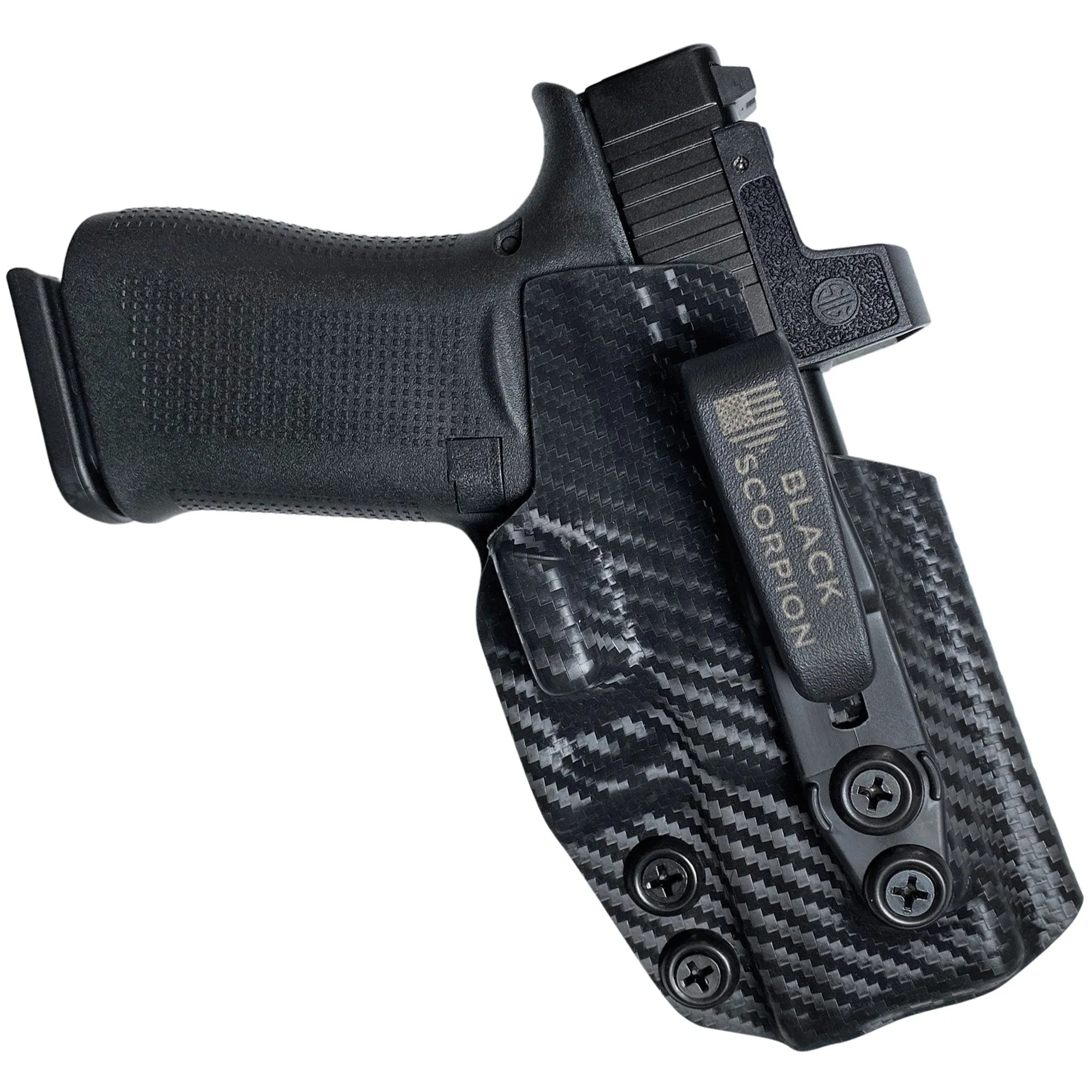 Glock 43X MOS IWB Belt Wing Tuckable Holster