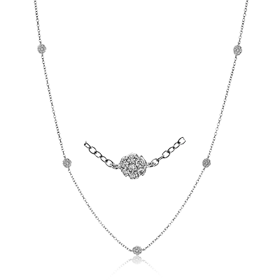 Harmonie Necklace in 18k Gold with Diamonds