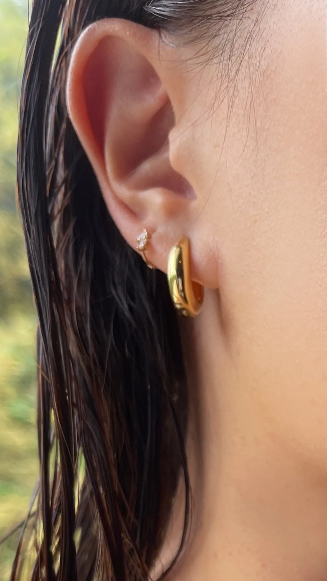 Hera Hoops Gold Vermeil