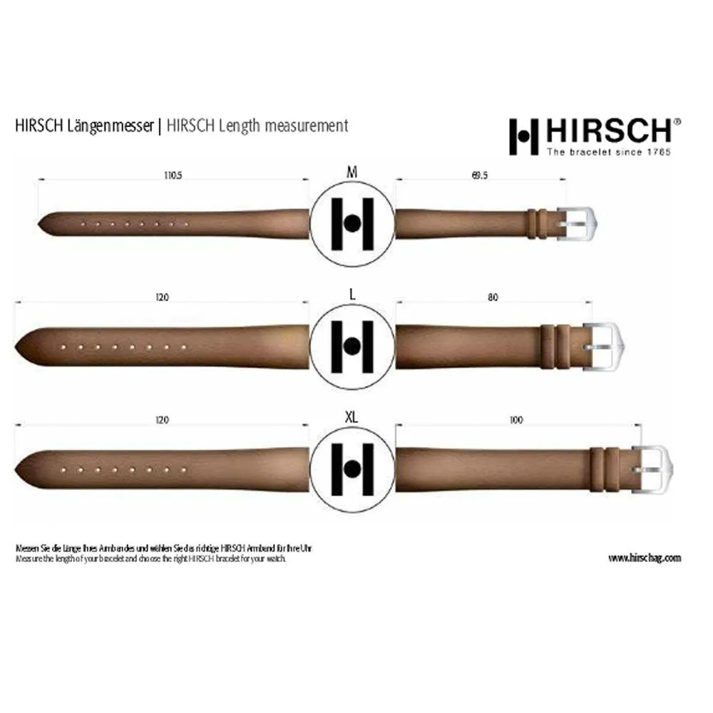 Hirsch GEORGE Alligator Embossed Performance Watch Strap