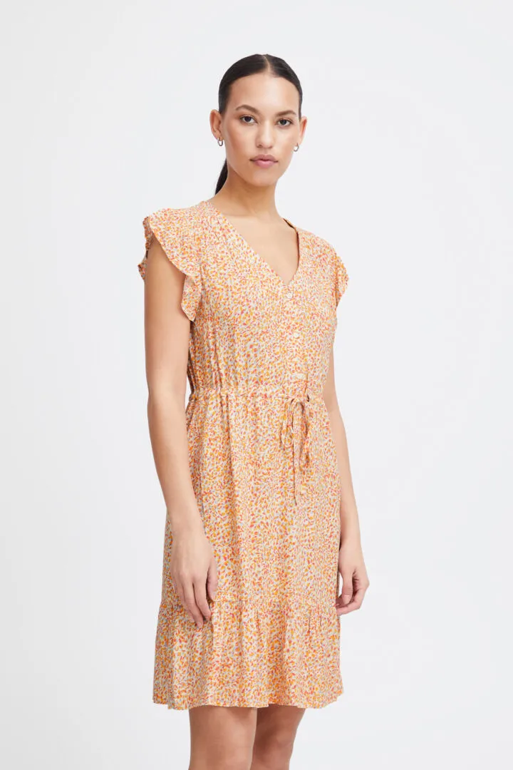 Ichi Vera Dress-Multi Confetti Aop-20121156