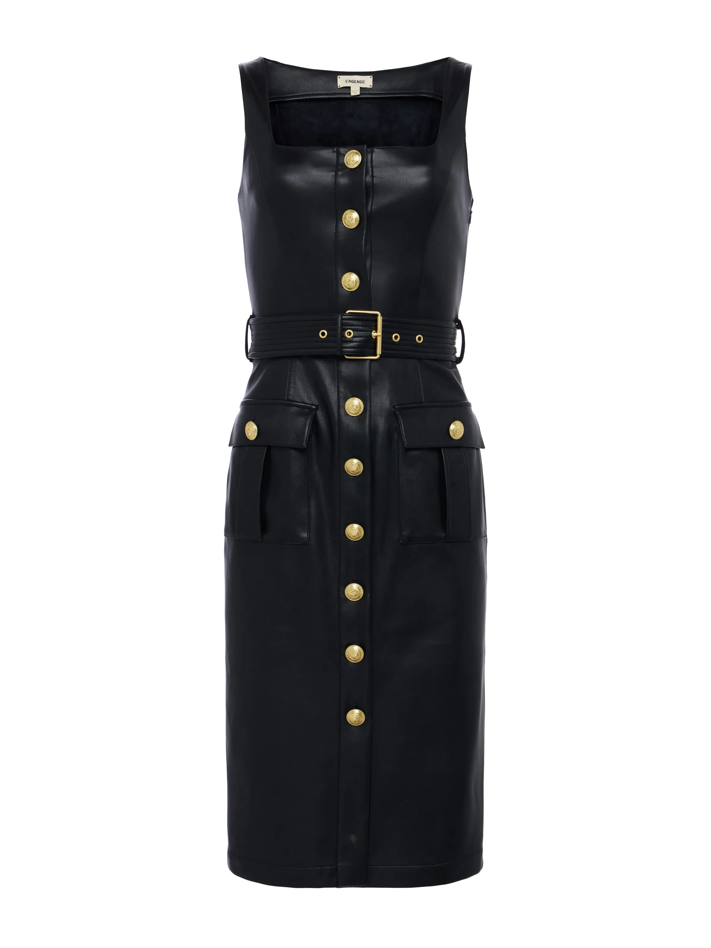 Idy Button-Front Dress