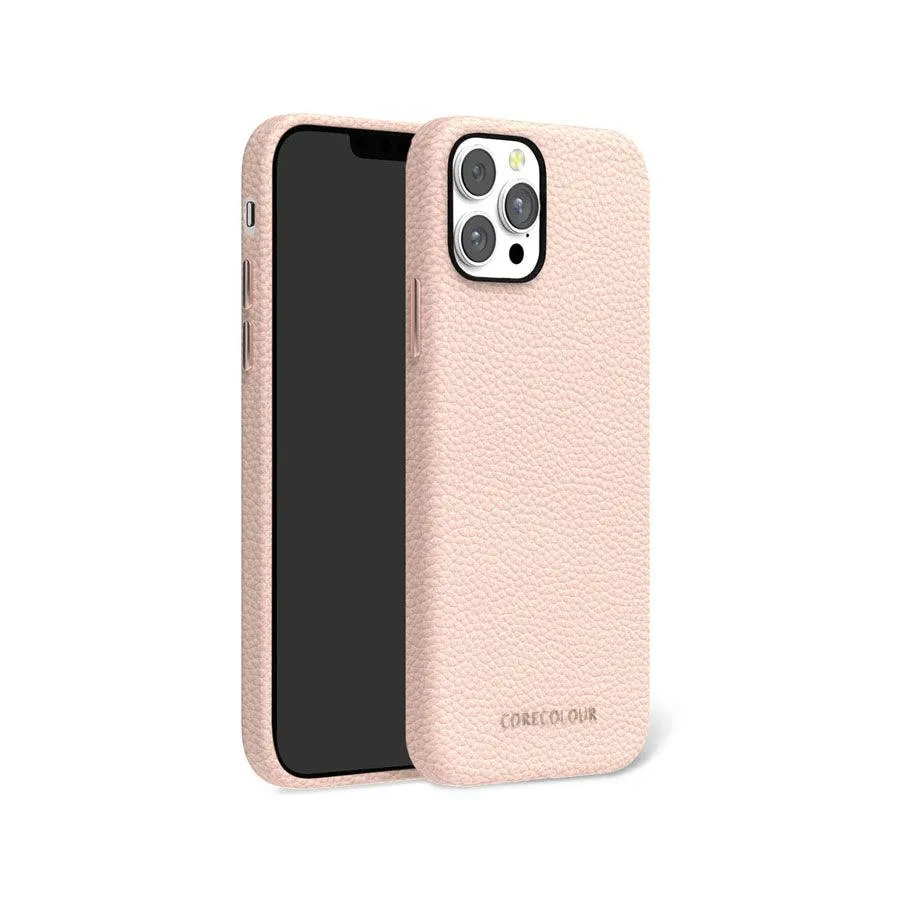iPhone 11 Pro Pink Genuine Leather Phone Case