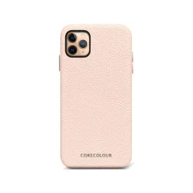 iPhone 11 Pro Pink Genuine Leather Phone Case
