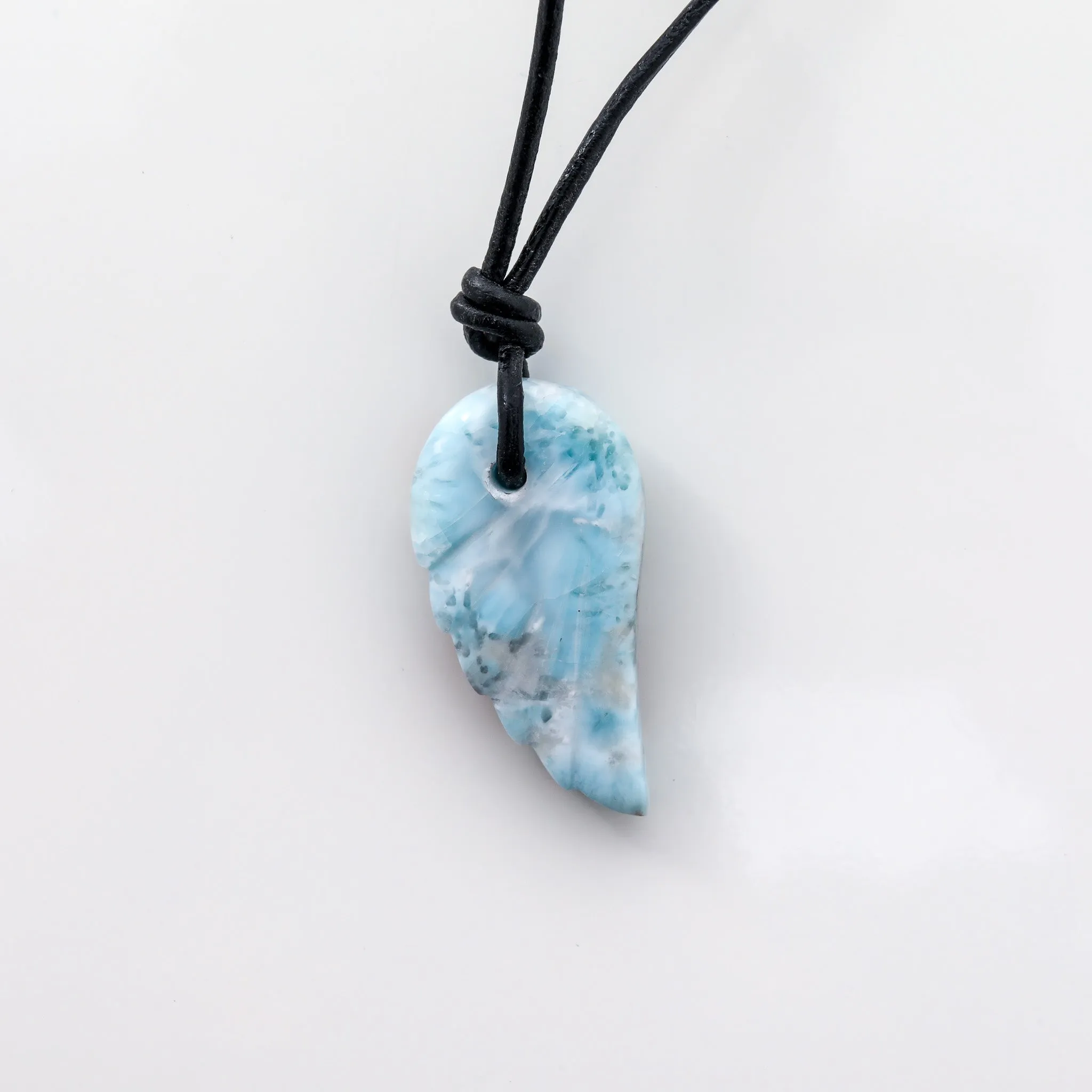 Larimar Wing Necklace Aether