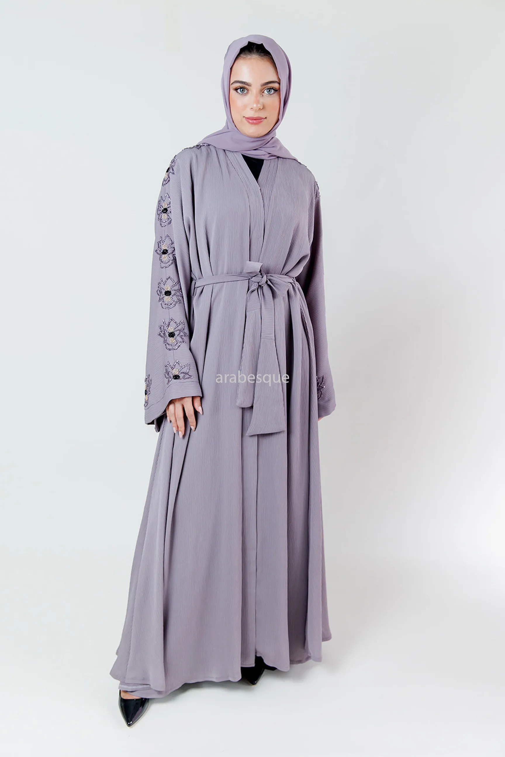 Lyna Lilac Abaya