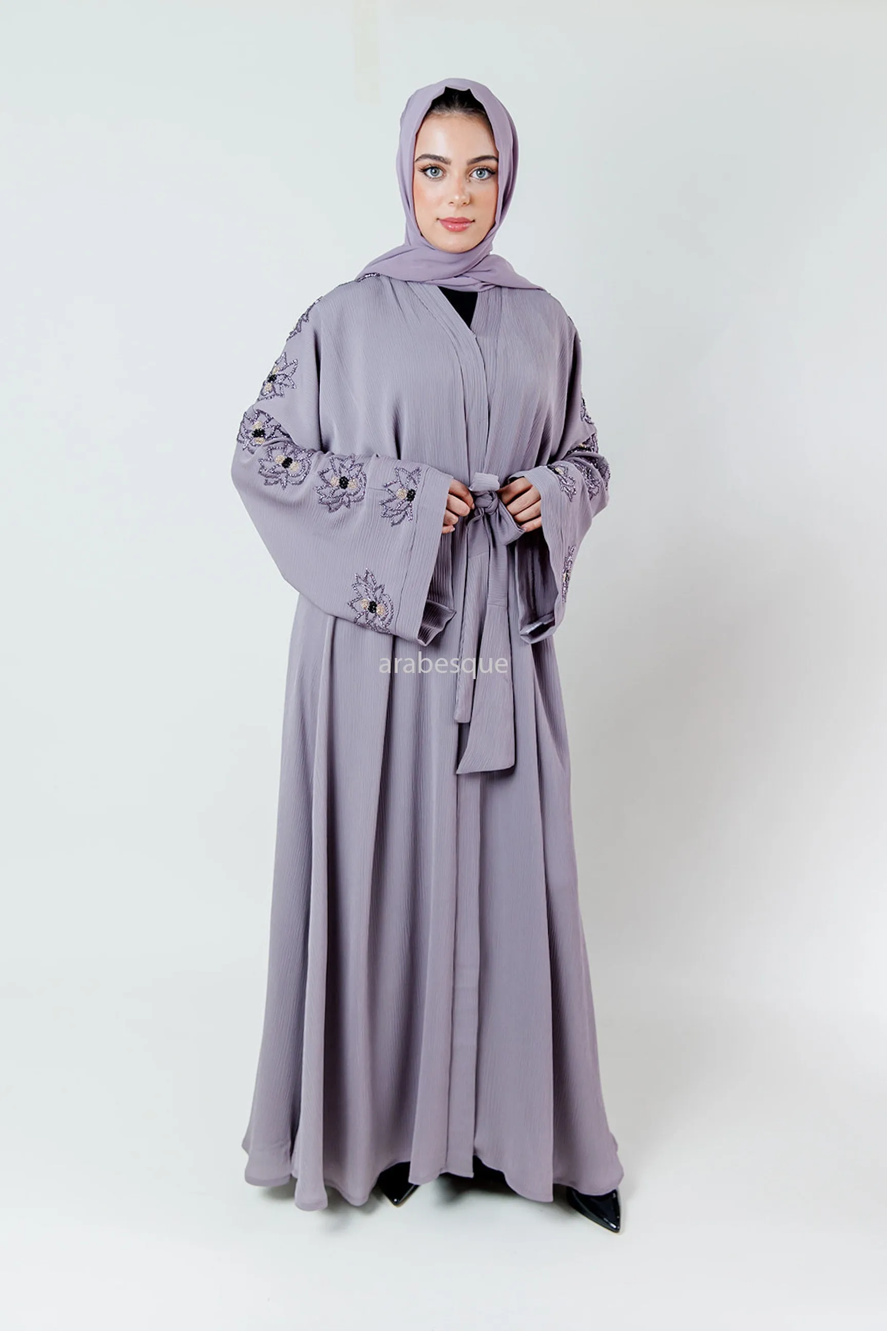 Lyna Lilac Abaya