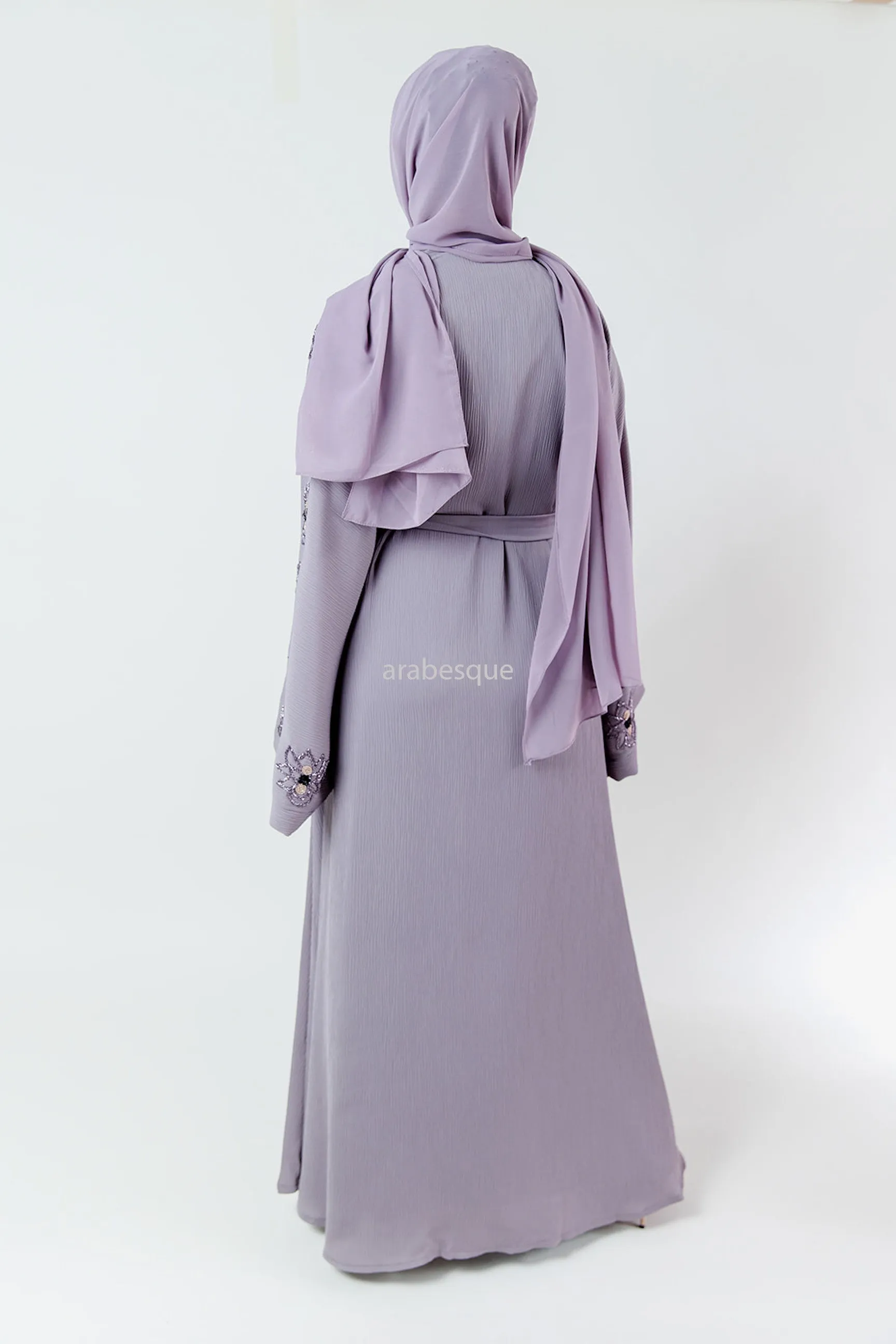 Lyna Lilac Abaya