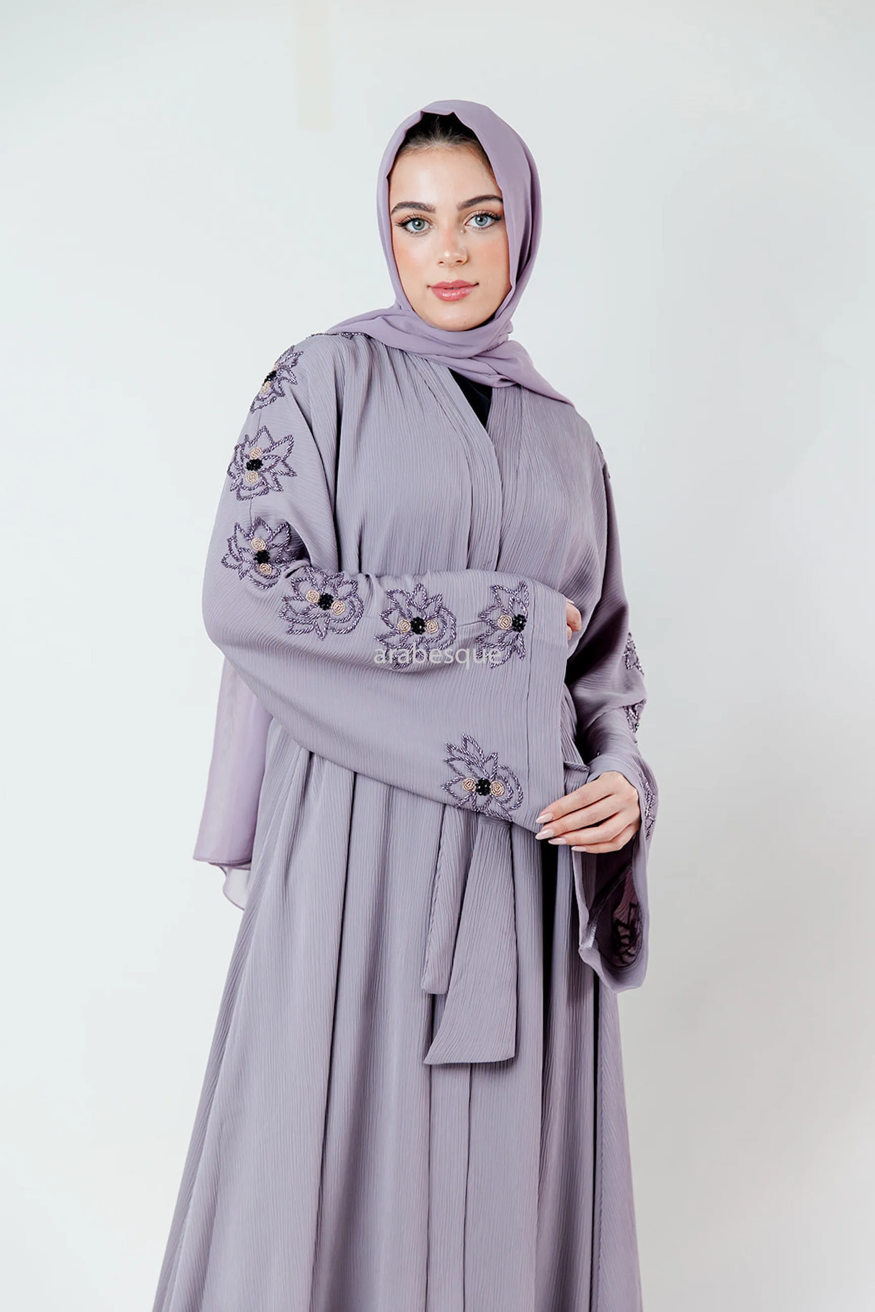 Lyna Lilac Abaya