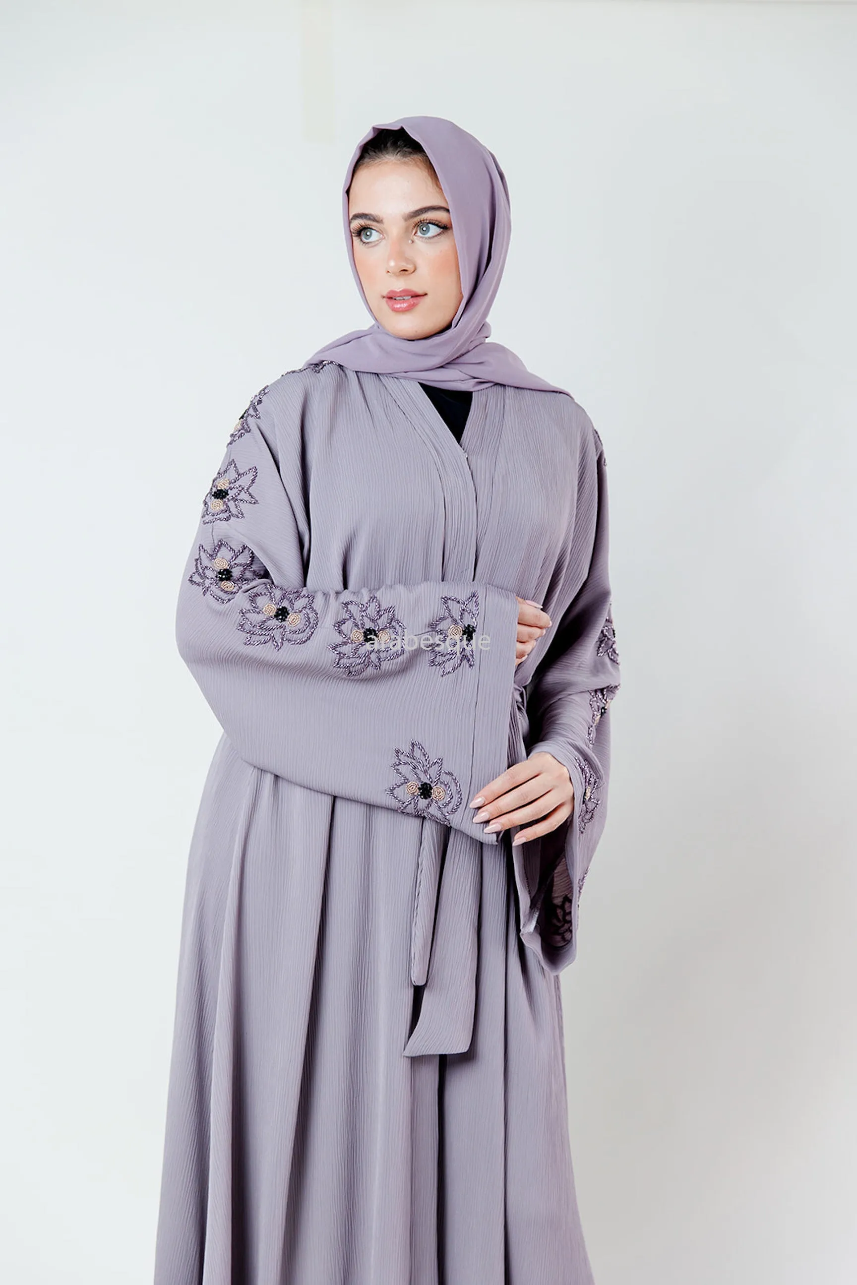 Lyna Lilac Abaya