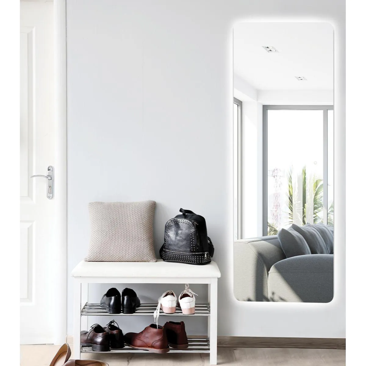 Miir 20 In x 55 In. LED Wall Mirror