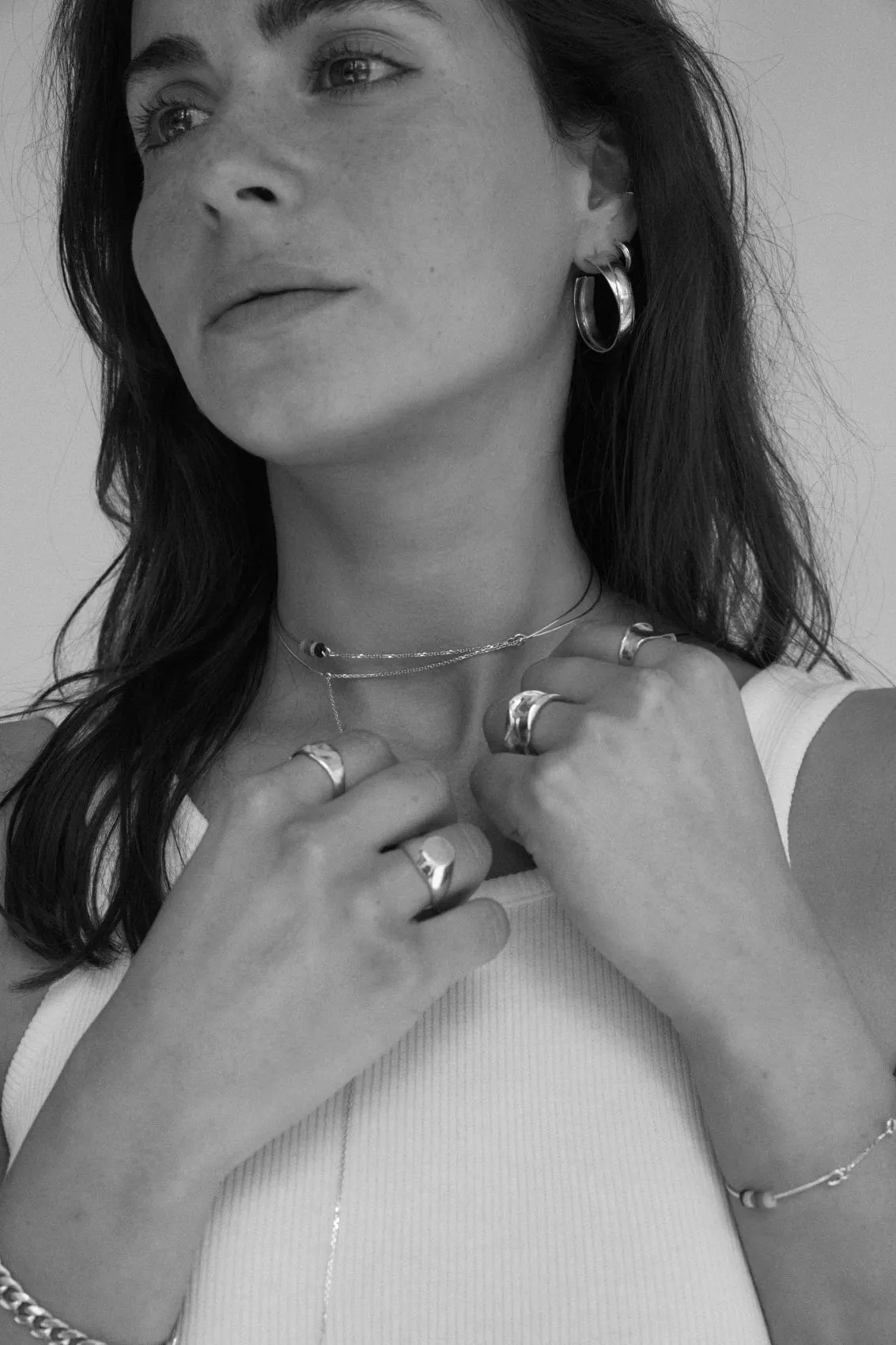 Narrow Flare Ring | Silver