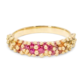 Pink Rainbow River Ring - Size 6 - 11827