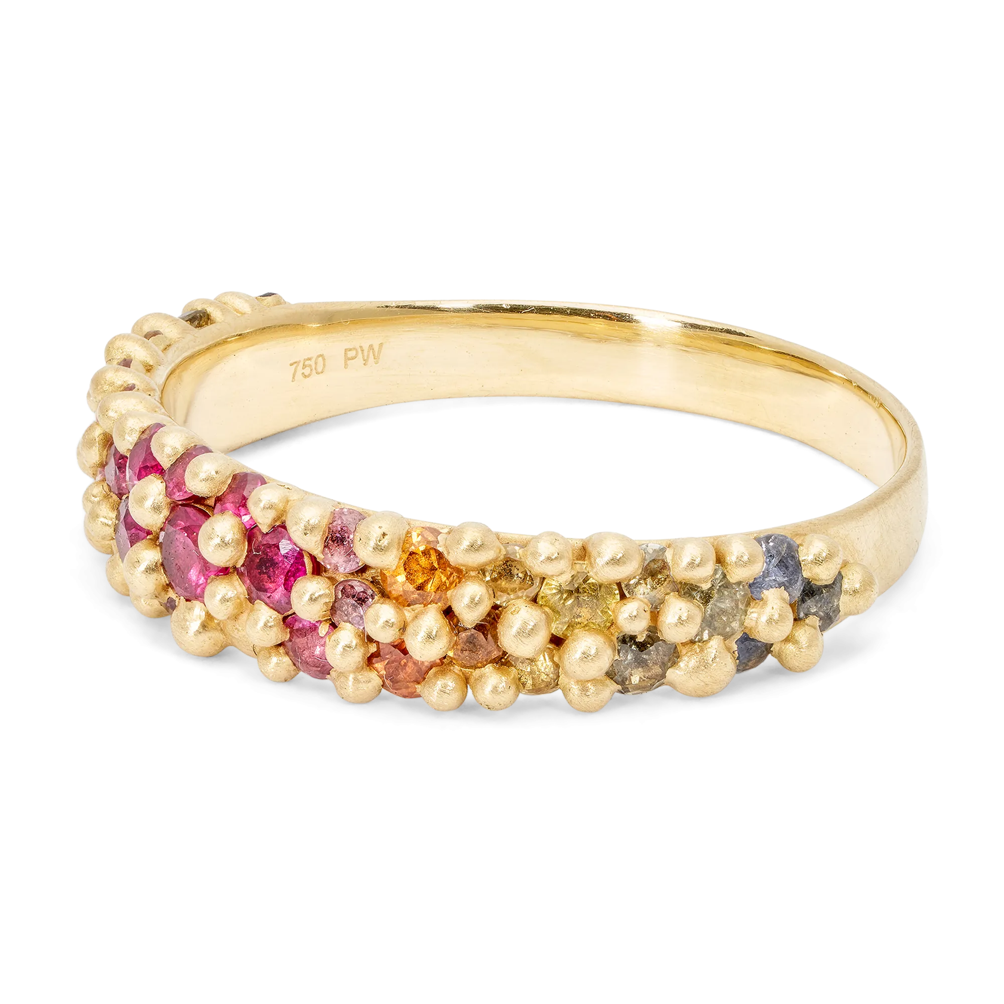 Pink Rainbow River Ring - Size 6 - 11827