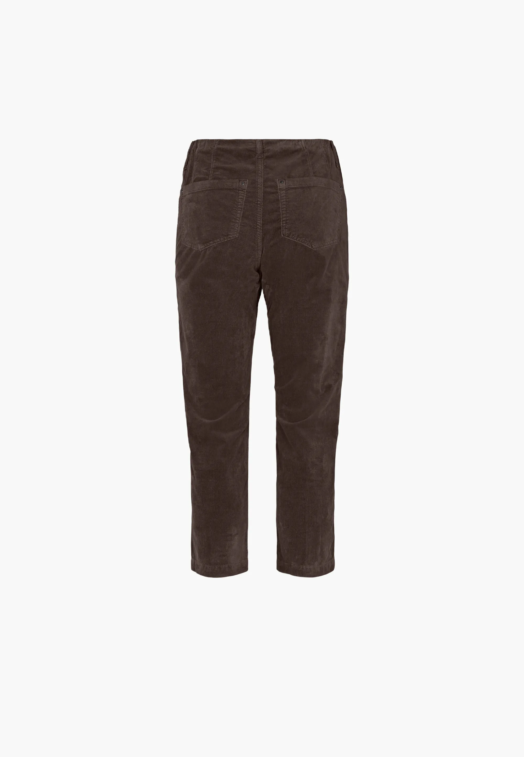 Piper Regular corduroy Crop - Brown