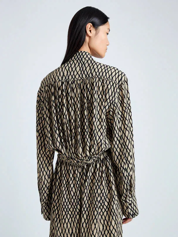 R2433012 Bailey print dress