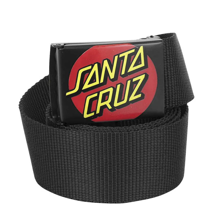 Santa Cruz Classic Dot Web Belt - Black