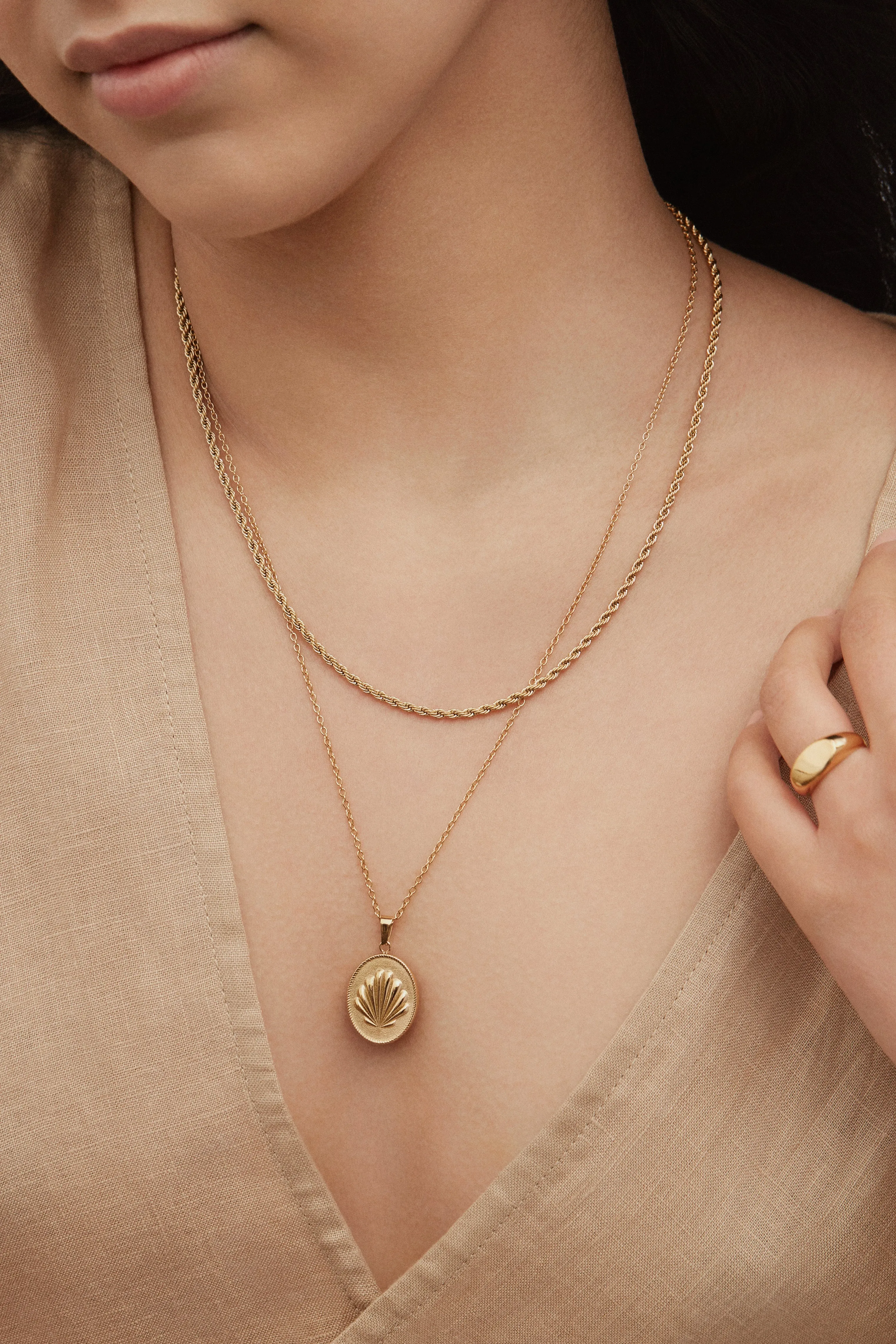 Seaside Necklace - Gold