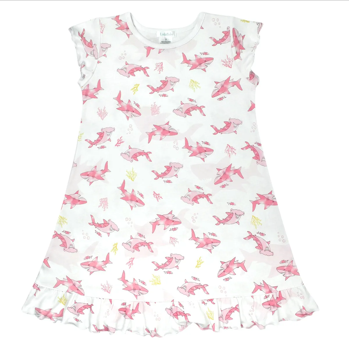 Shark Printed Dress | Girl