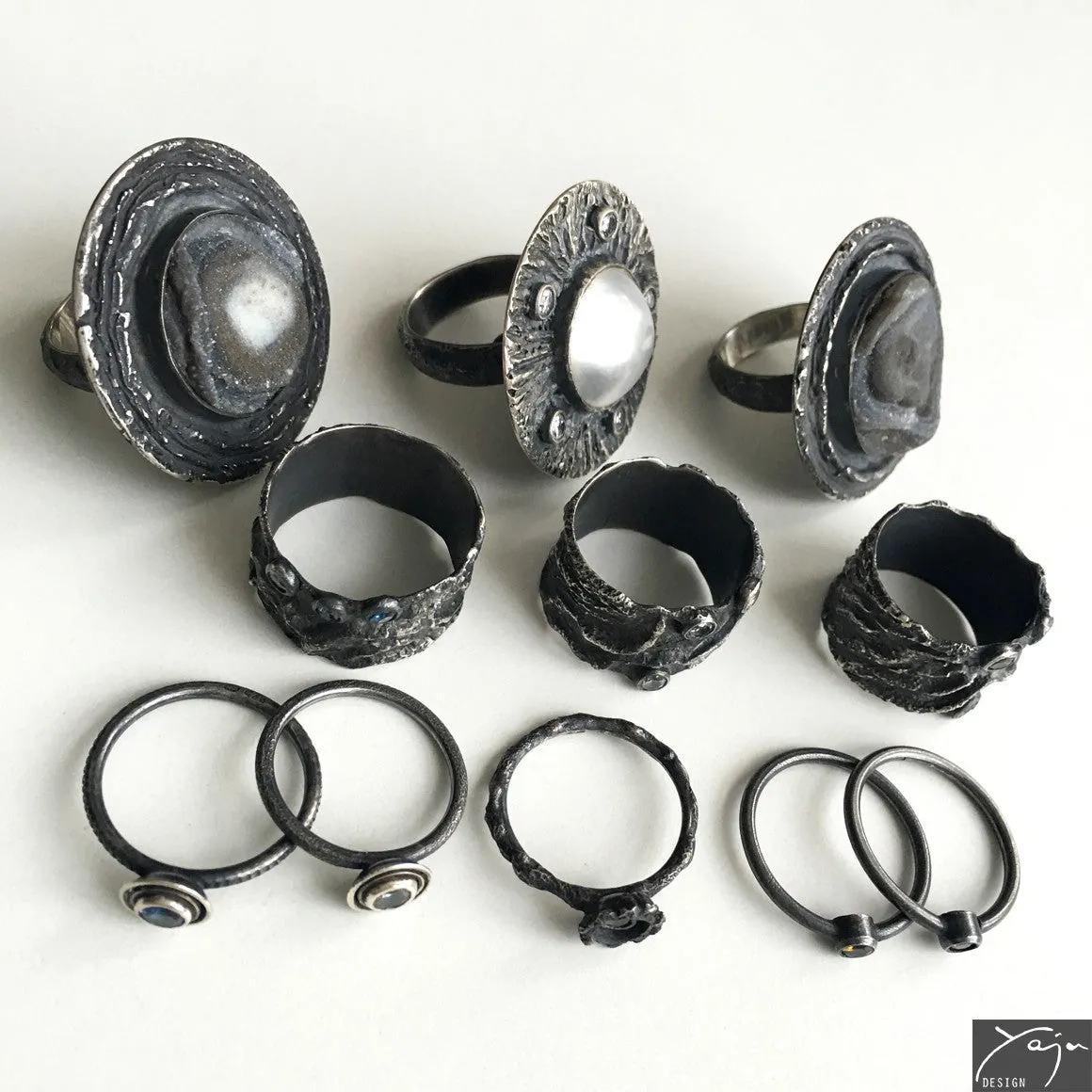 Silver & Zircon Ring No.7