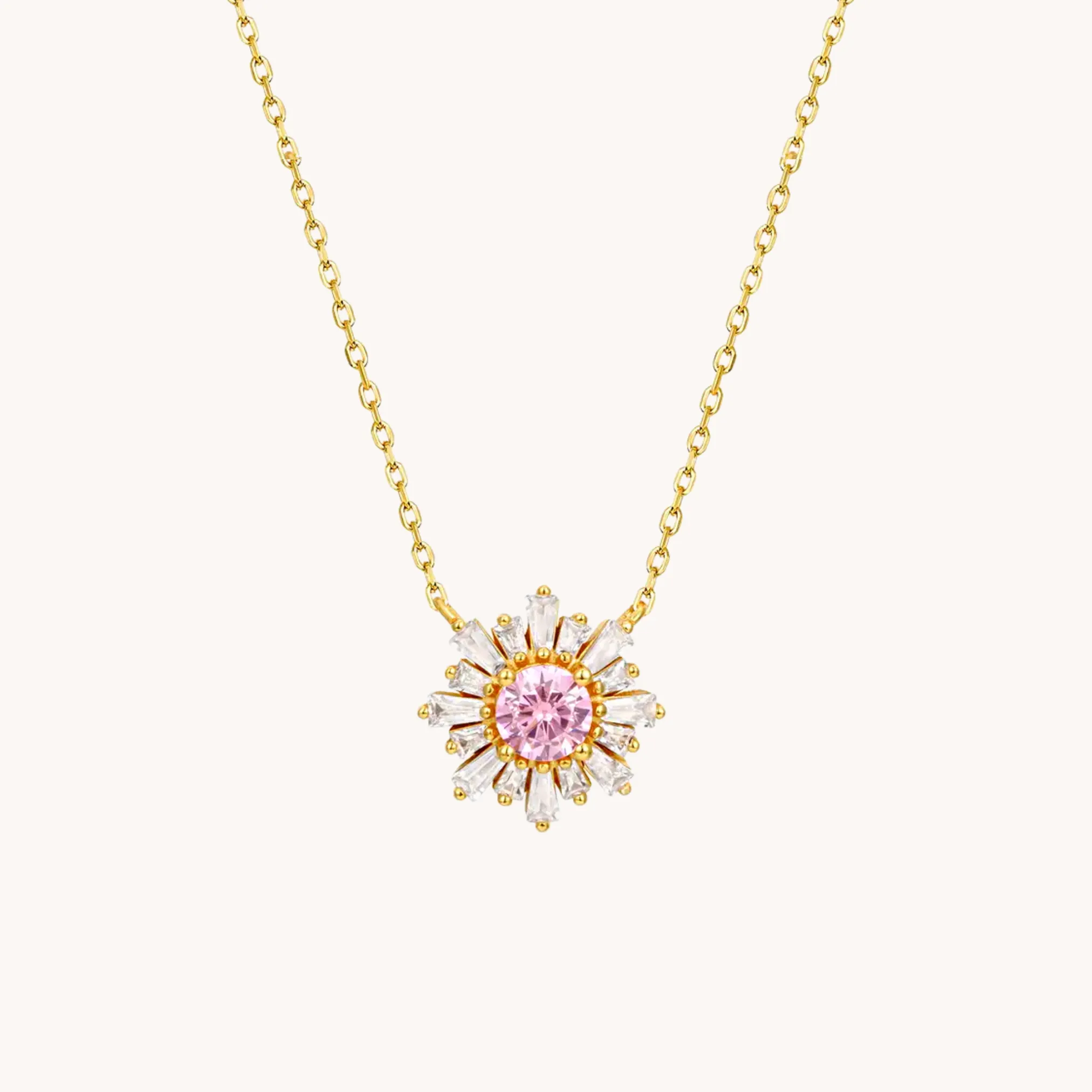 Snowflake Gold Necklace W.