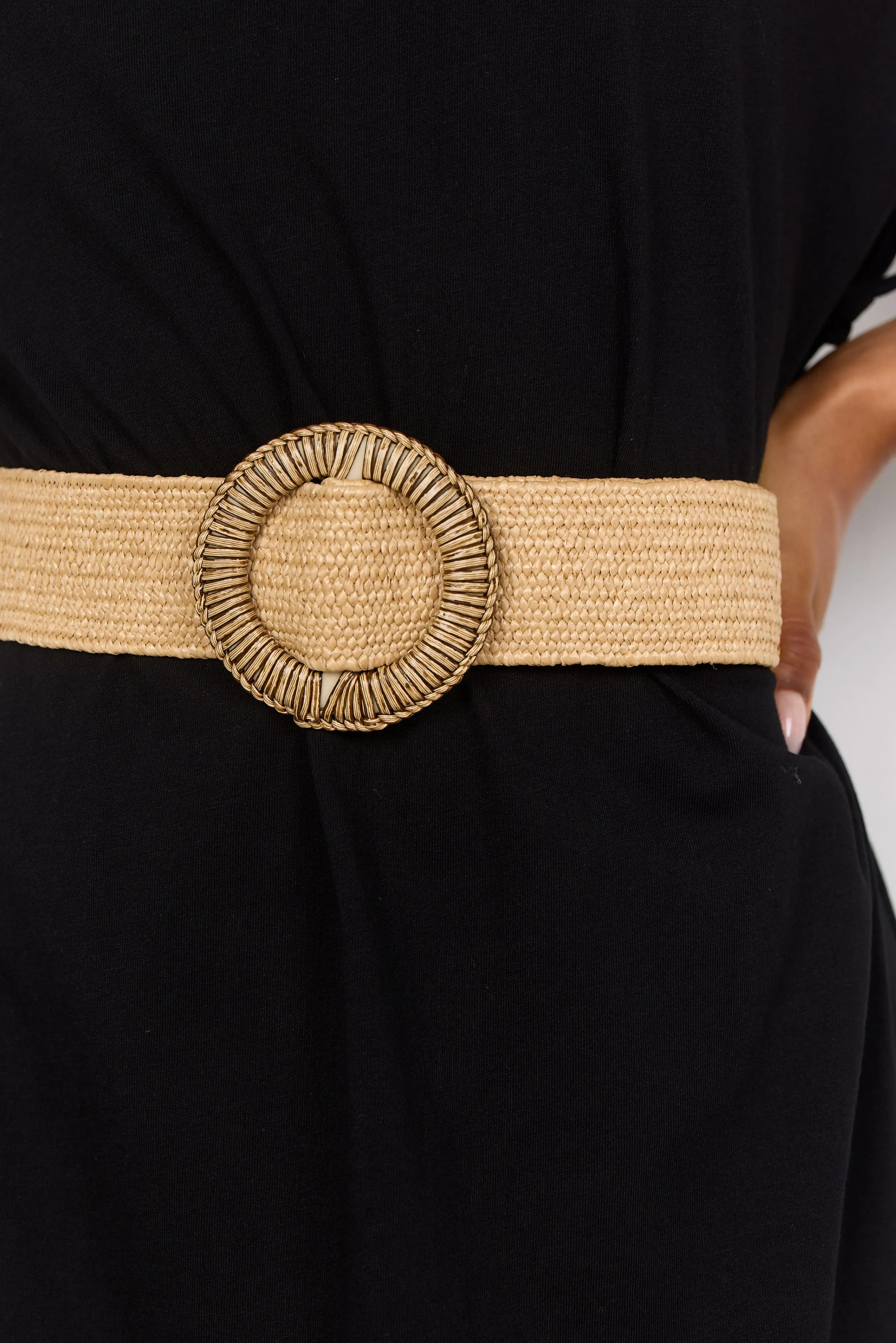Soya Concept Raffia Belt