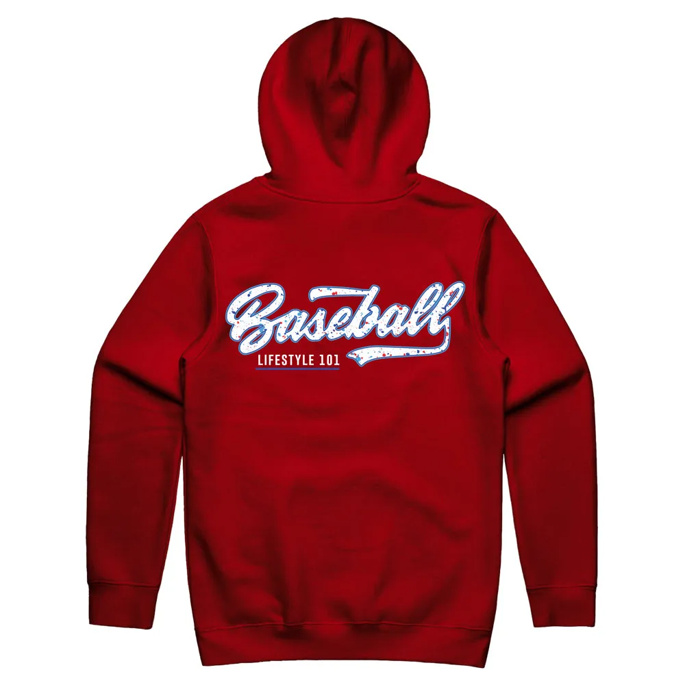 Splatter Hoodie - Red/USA