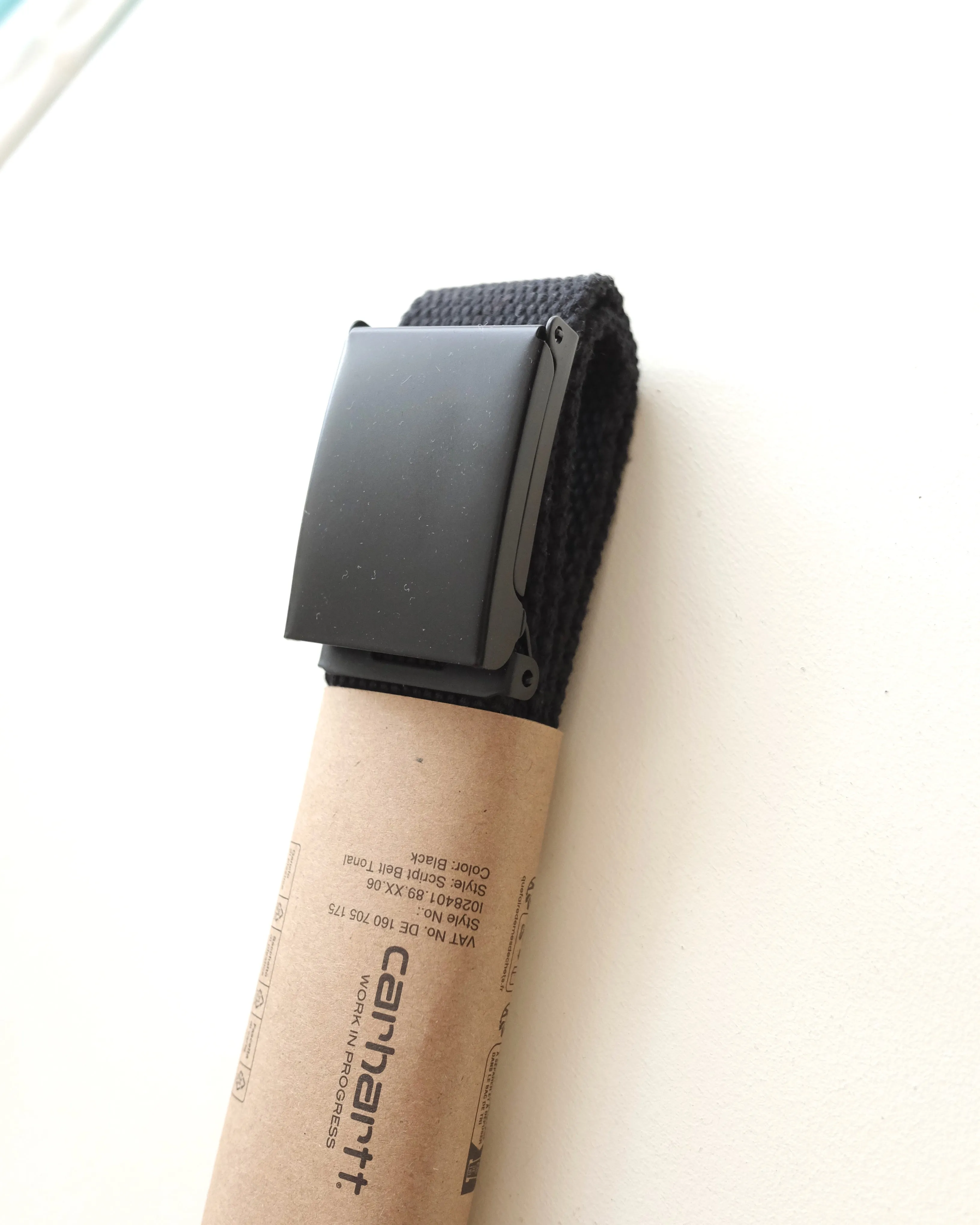 WIP Script Belt, Black