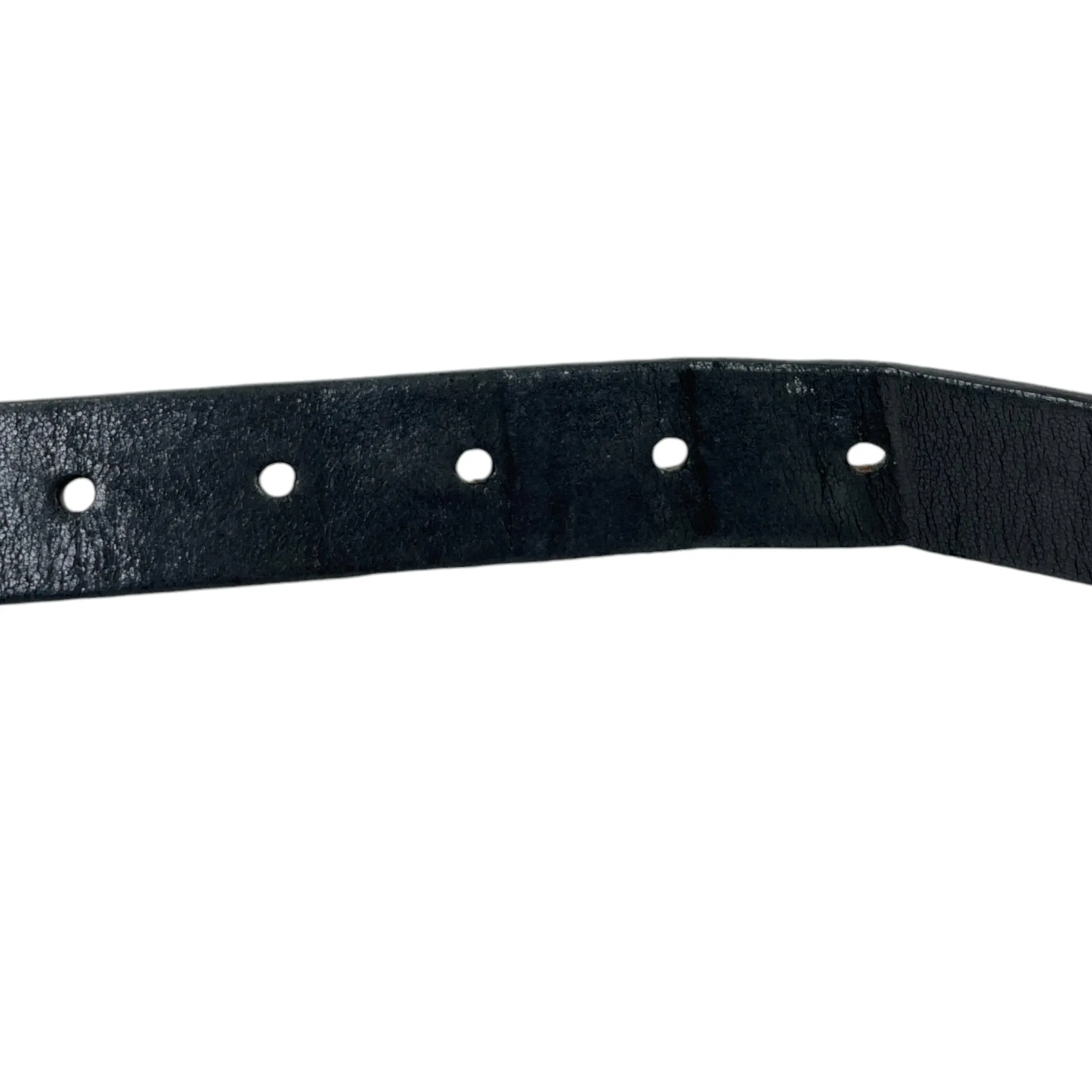 Women's Studded Spiked Belt Black Size 80CM / UK 8